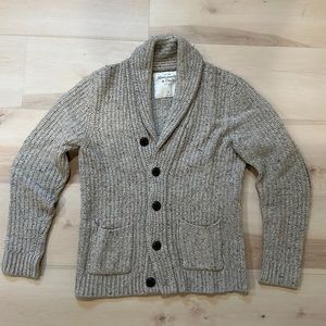 Men’s Abercrombie shawl collar cardigan